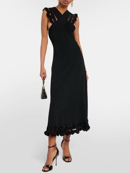 Ulla Johnson Dresses & Skirts - Ulla Johnson Women’s Fiora Ribbed-Knit Midi Dress
